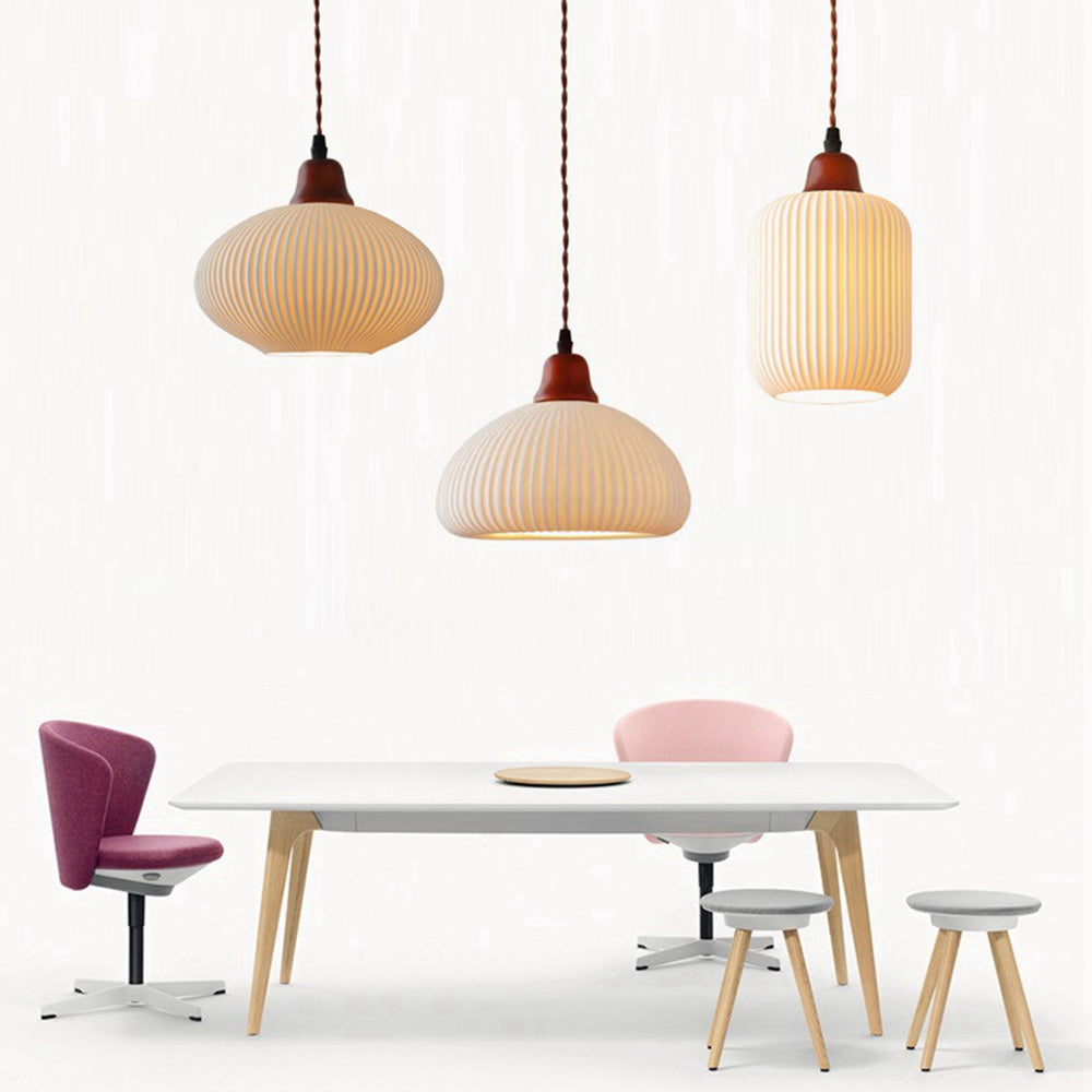 Scandinavian Vintage Ceramic Pendant Lights