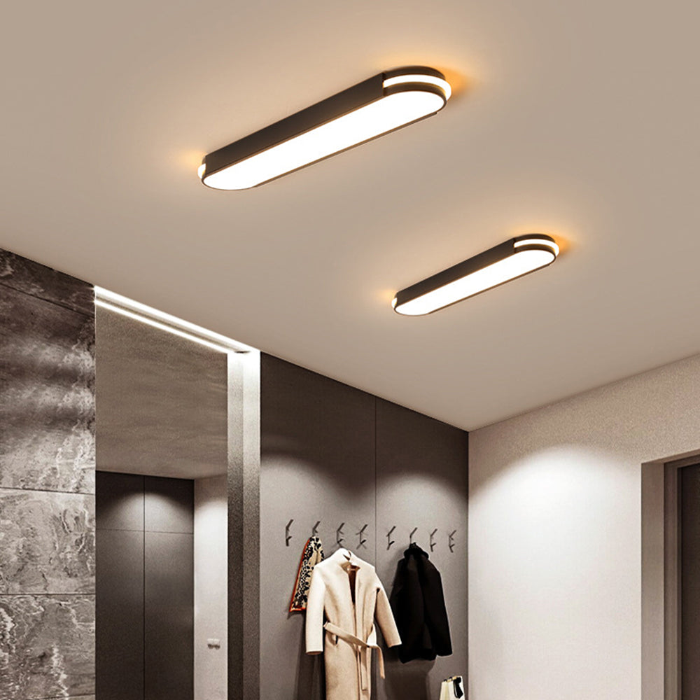 Industrial-Inspired Flush Mount LED Ceiling Lights
