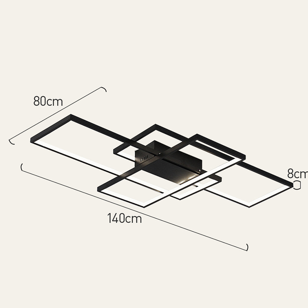Modern Aluminum LED Ceiling Fixture
