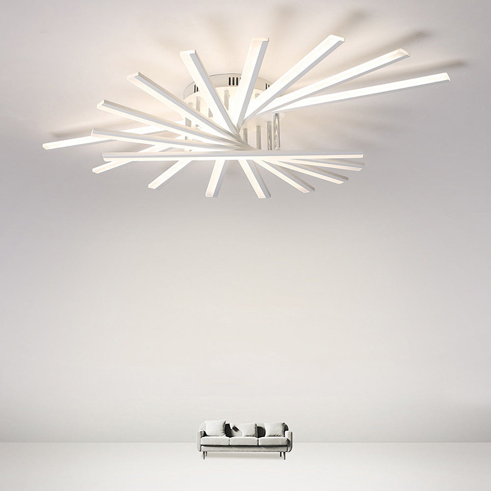Sleek Nordic-Inspired LED Ceiling Light