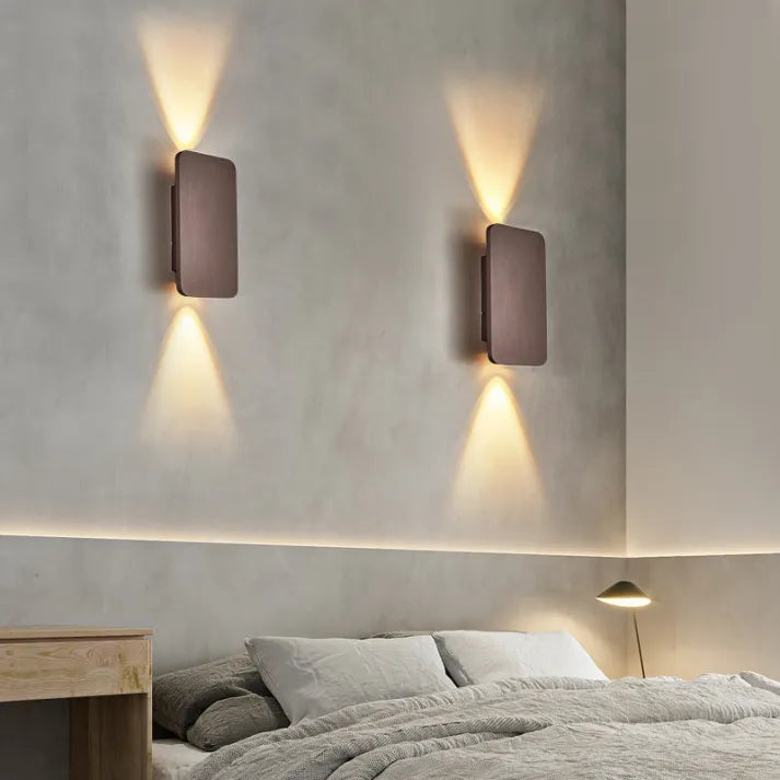 Sleek And Rectangular Indoor LED Wall Lamp