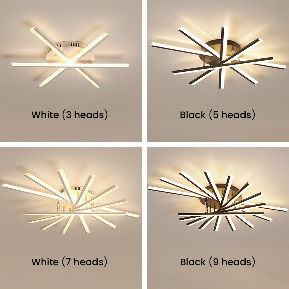 Sleek Nordic-Inspired LED Ceiling Light