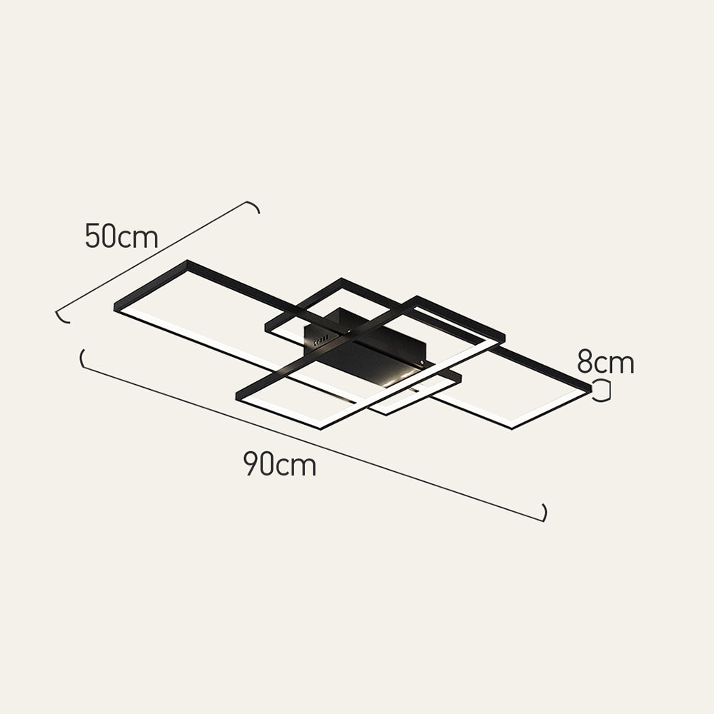 Modern Aluminum LED Ceiling Fixture