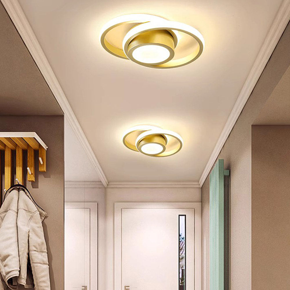 Modern Minimalist Halo Duo Ceiling Light