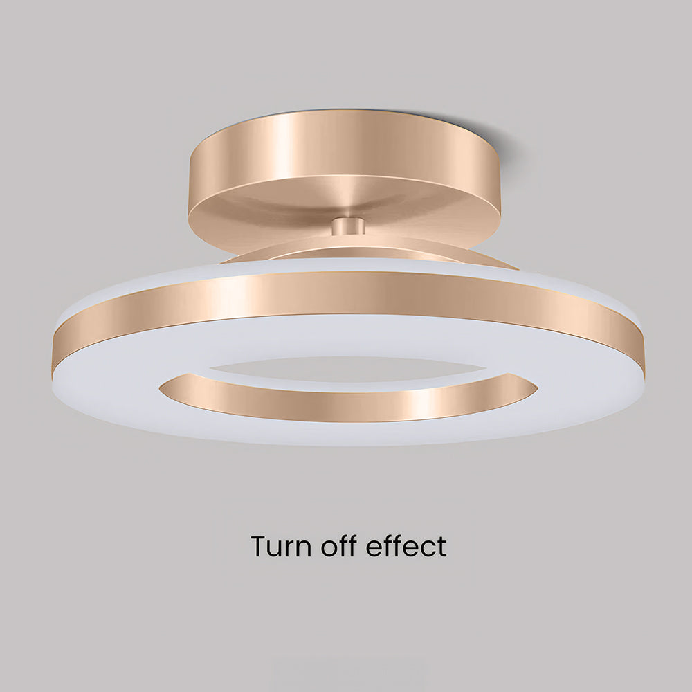 Modern Round LED Ceiling Light for Stylish Hallways