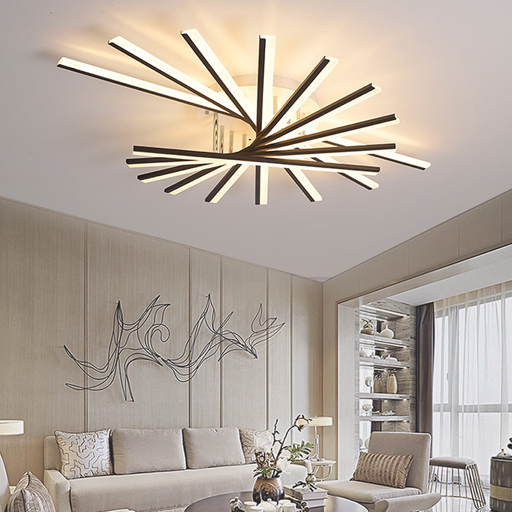 Sleek Nordic-Inspired LED Ceiling Light