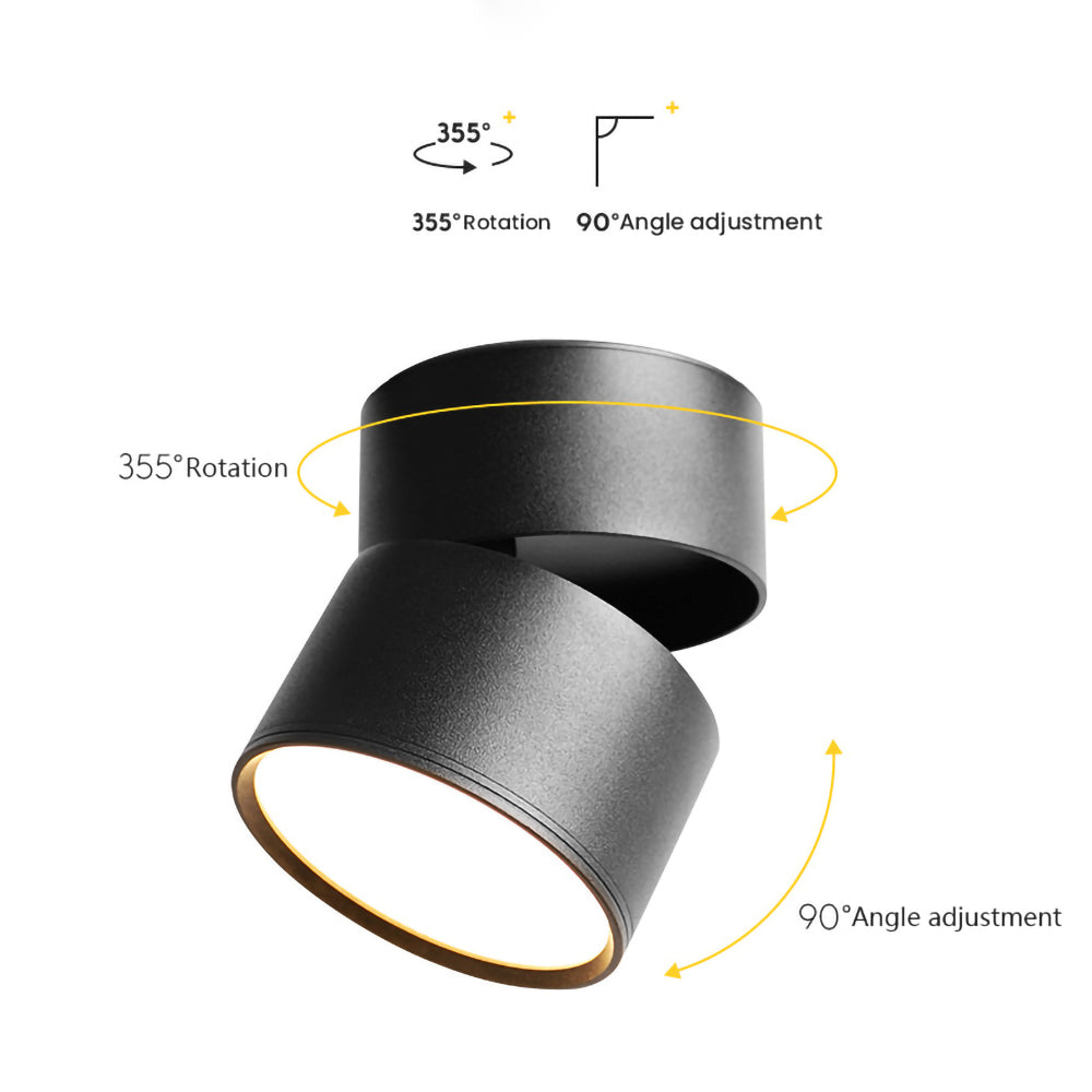 Compact Adjustable Ceiling Spotlight