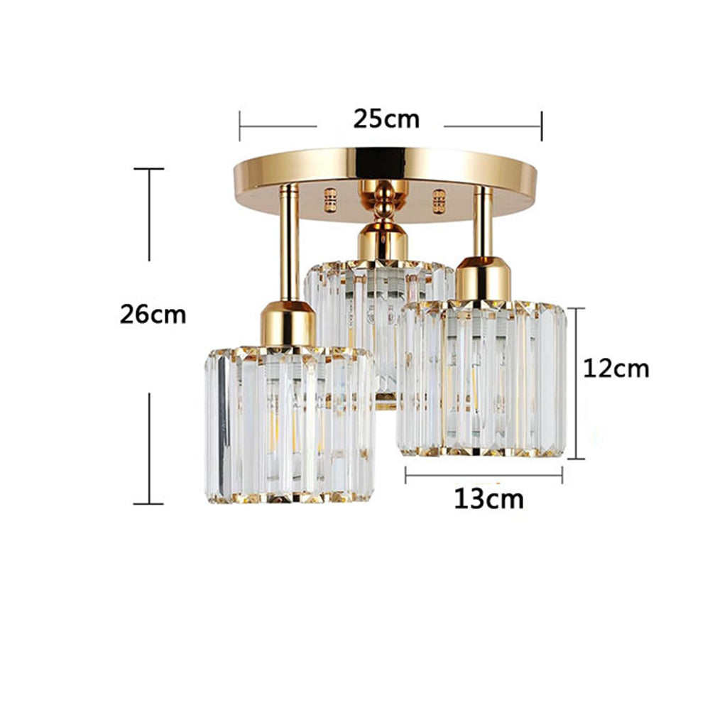 Elegant Prism Flush Mount Ceiling Light