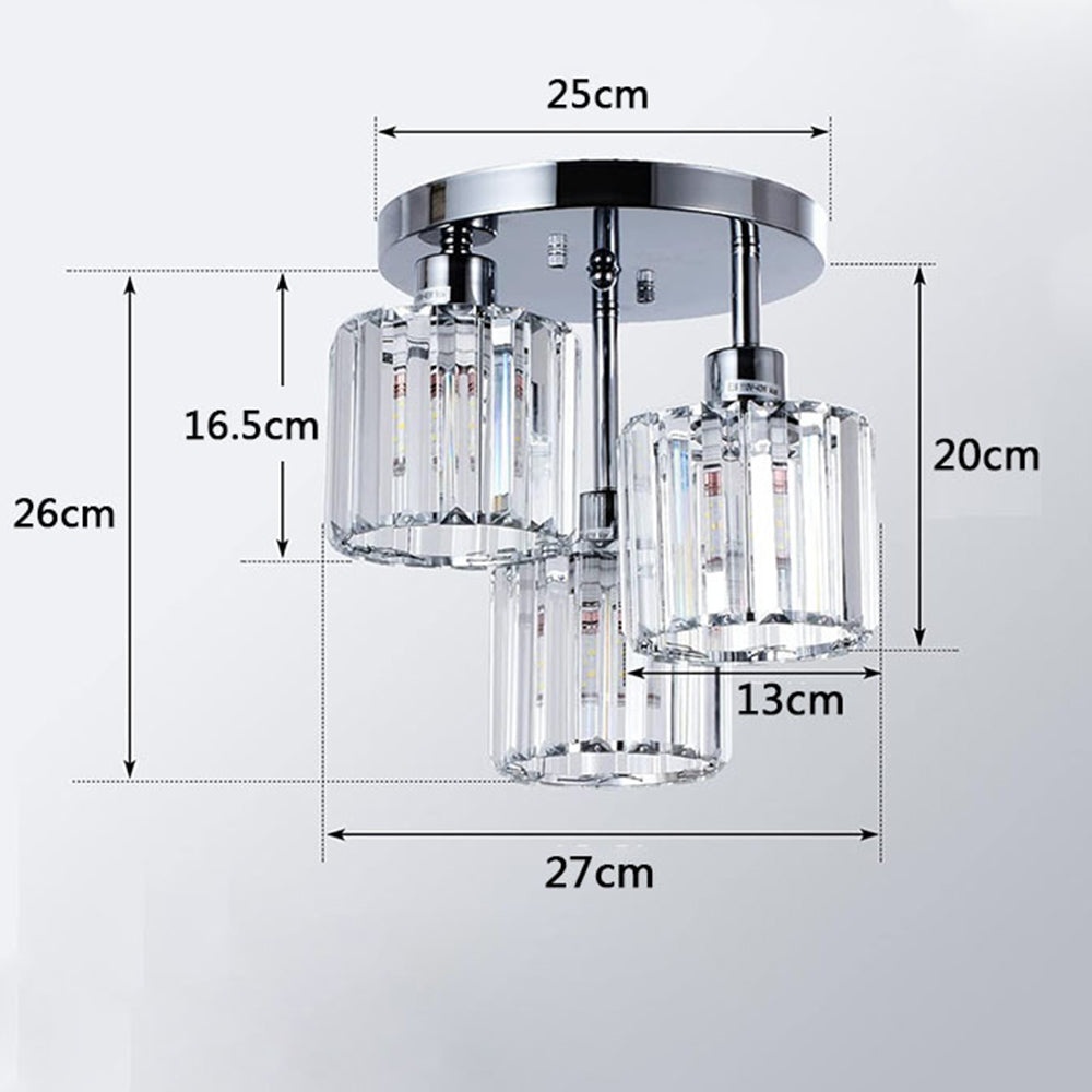 Elegant Prism Flush Mount Ceiling Light