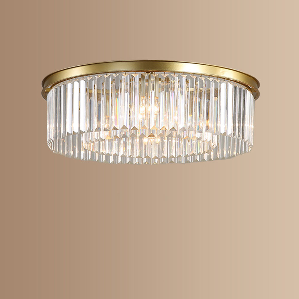Elegant Prism Glow Flush Mount Ceiling Lights
