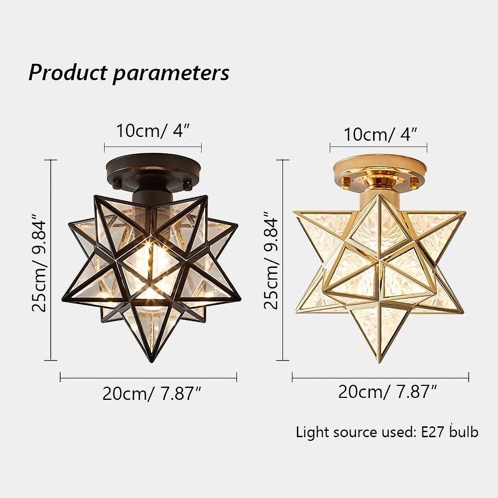 Modern Starlight Flush Ceiling Fixture