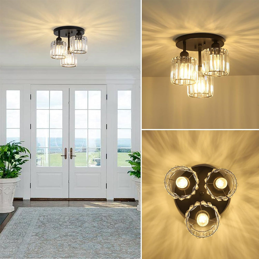 Elegant Prism Flush Mount Ceiling Light