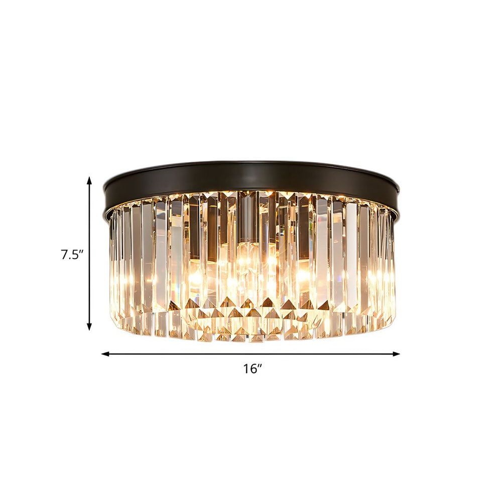 Elegant Prism Glow Flush Mount Ceiling Lights