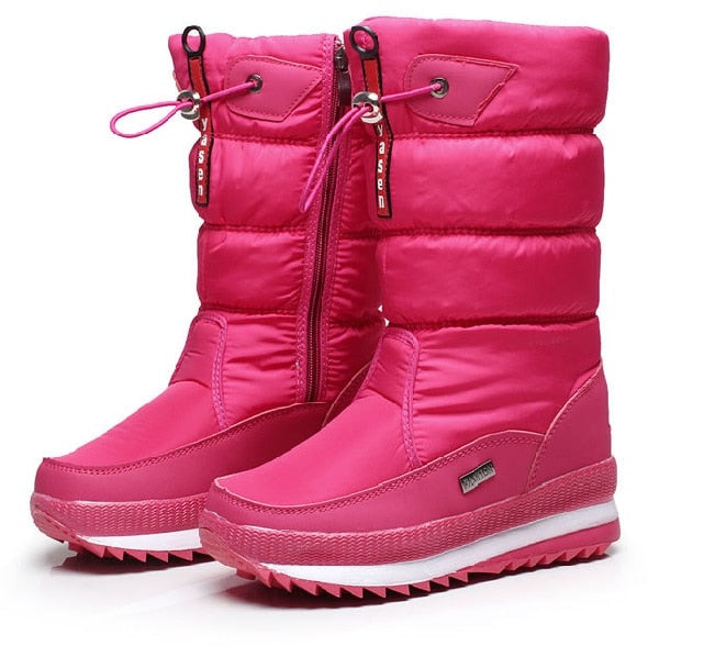 Women's Warm Winter Boots | Zip Up