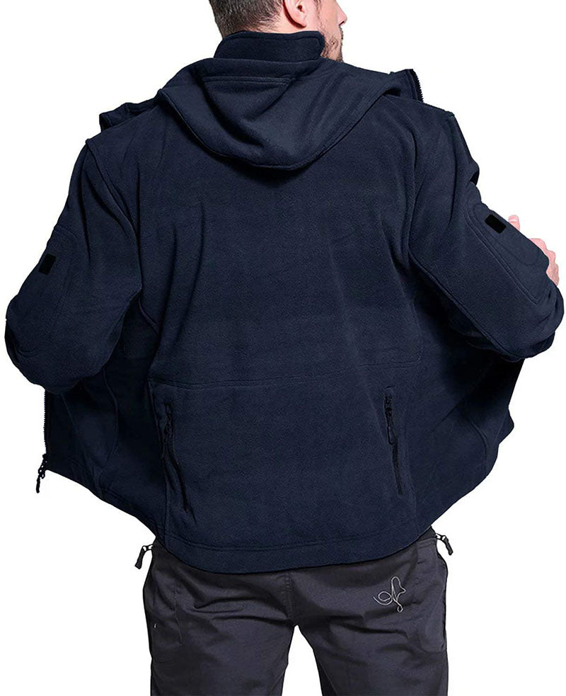 Men's Winter Multiple Pocket Jacket | Hooded