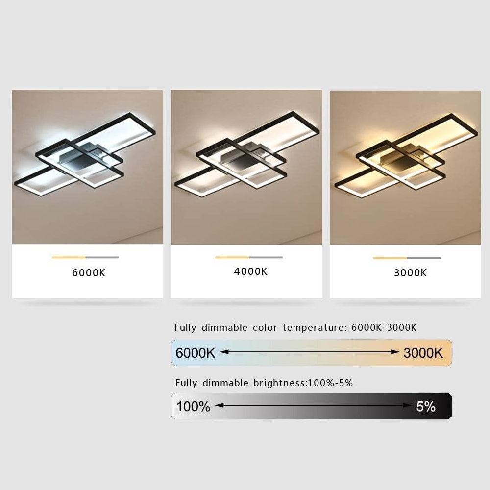 Modern Aluminum LED Ceiling Fixture