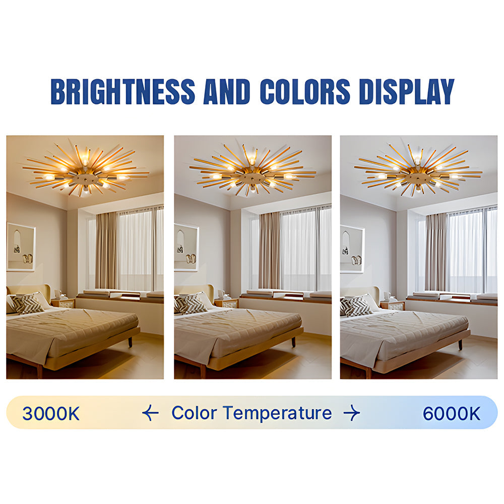 8-Light Modern Ceiling Lights