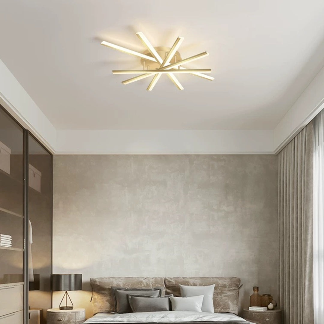 Sleek Nordic-Inspired LED Ceiling Light