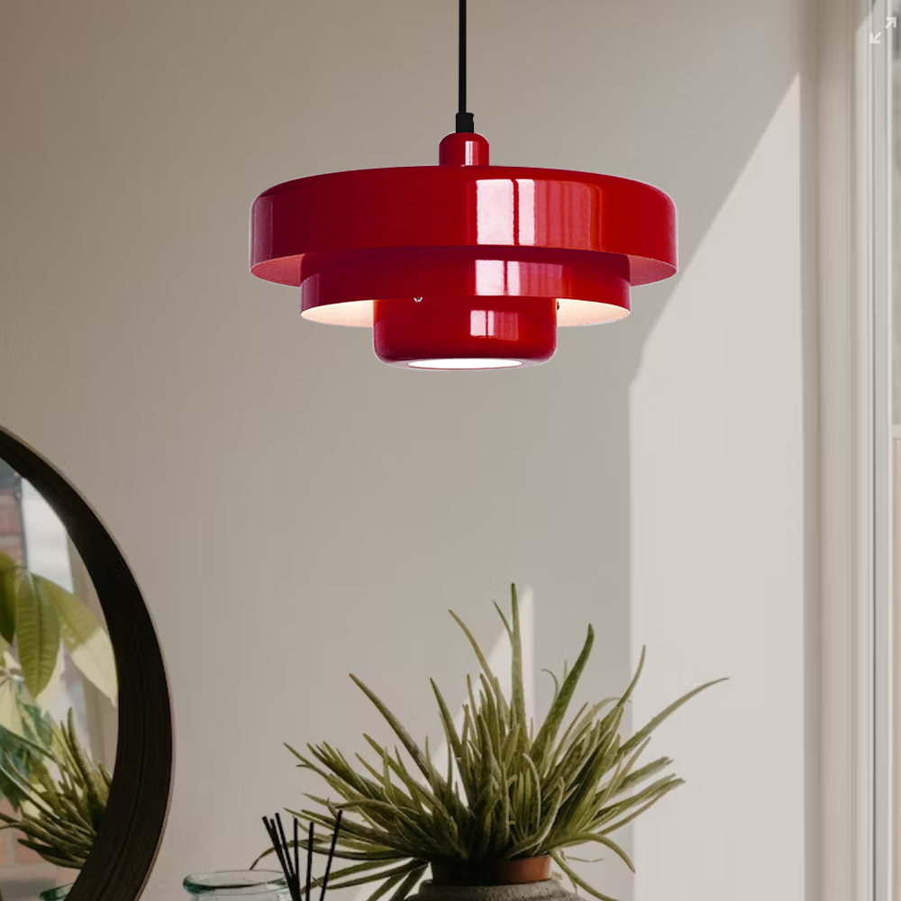 Retro Pendant Light with a Creative Twist