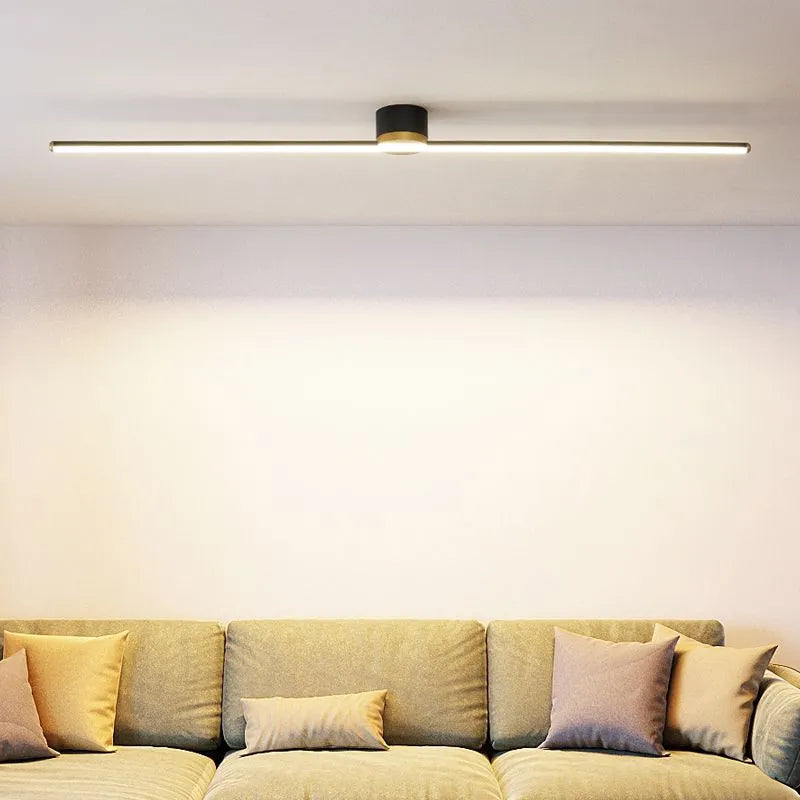 Modern LED Linear Flush Mount Ceiling Light