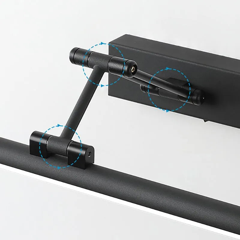 Modern LED Wall Light with Sleek Metal Frame & Linear Design