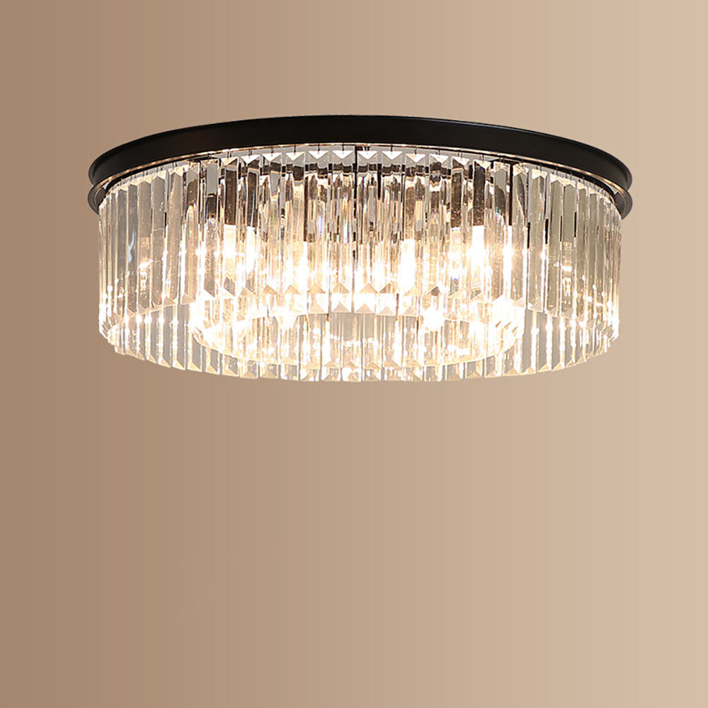 Elegant Prism Glow Flush Mount Ceiling Lights