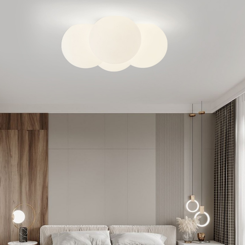 Cozy Cloud-Inspired LED Ceiling Lights