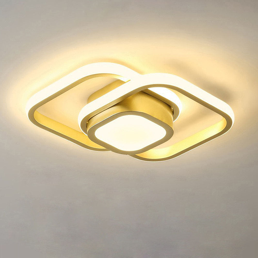 Modern Minimalist Halo Duo Ceiling Light