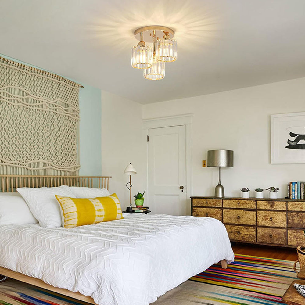 Elegant Prism Flush Mount Ceiling Light