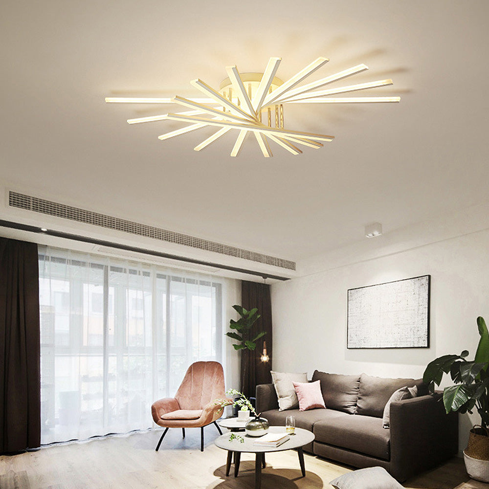 Sleek Nordic-Inspired LED Ceiling Light