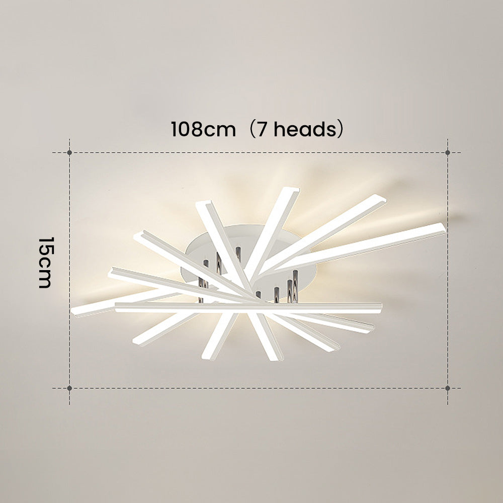 Sleek Nordic-Inspired LED Ceiling Light