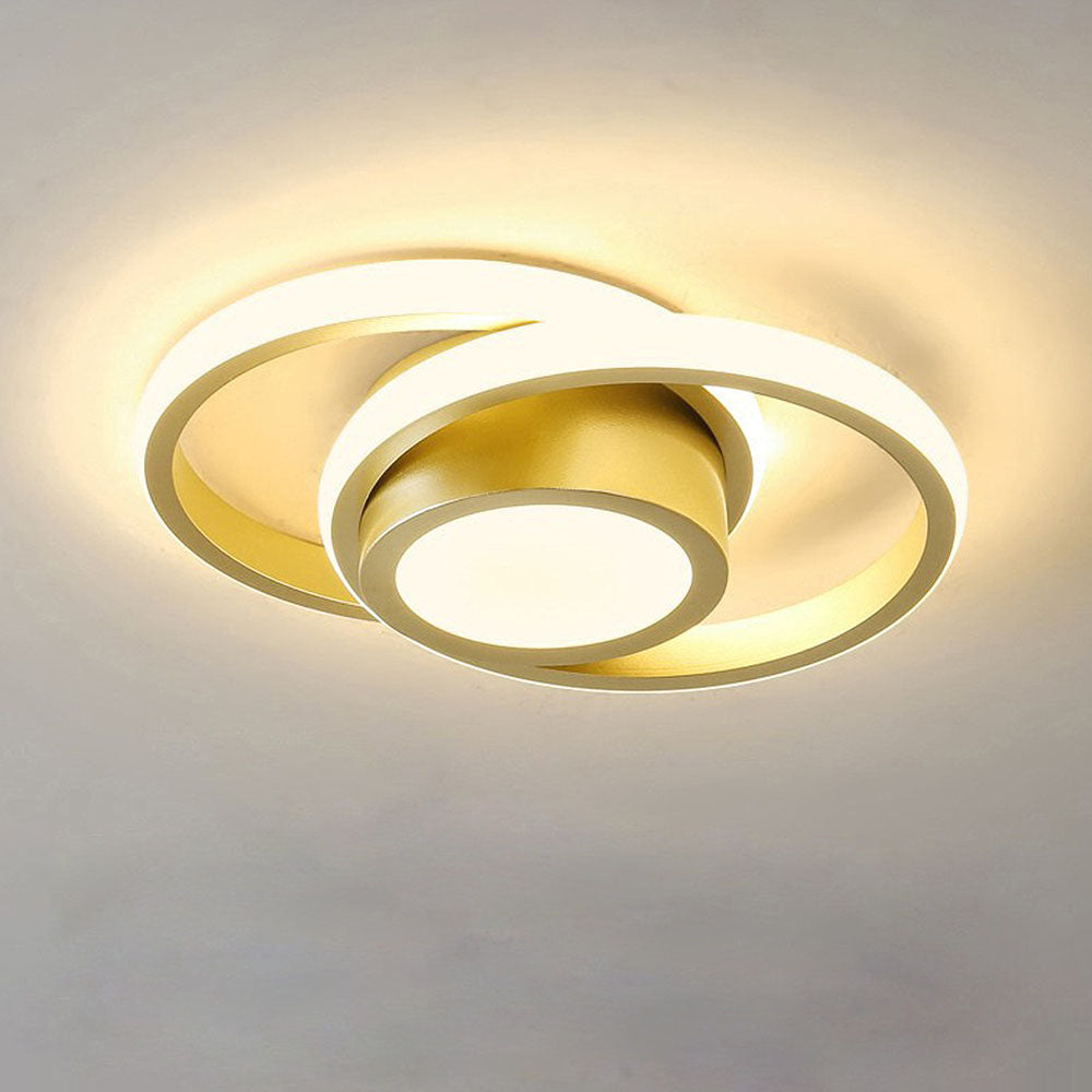 Modern Minimalist Halo Duo Ceiling Light