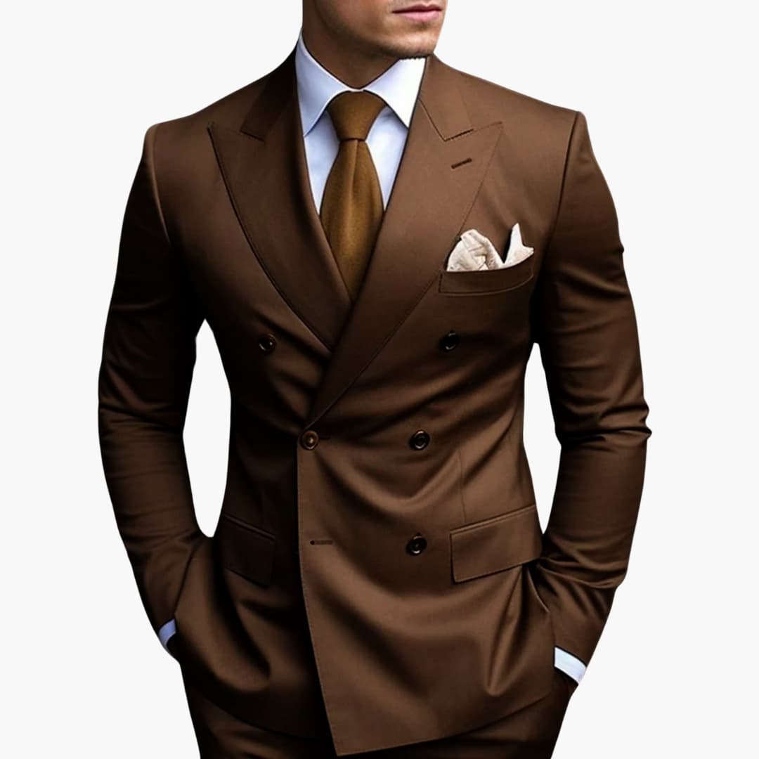Men's Double Breasted Two Piece Suit | Formal