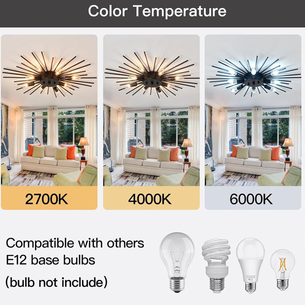 8-Light Modern Ceiling Lights