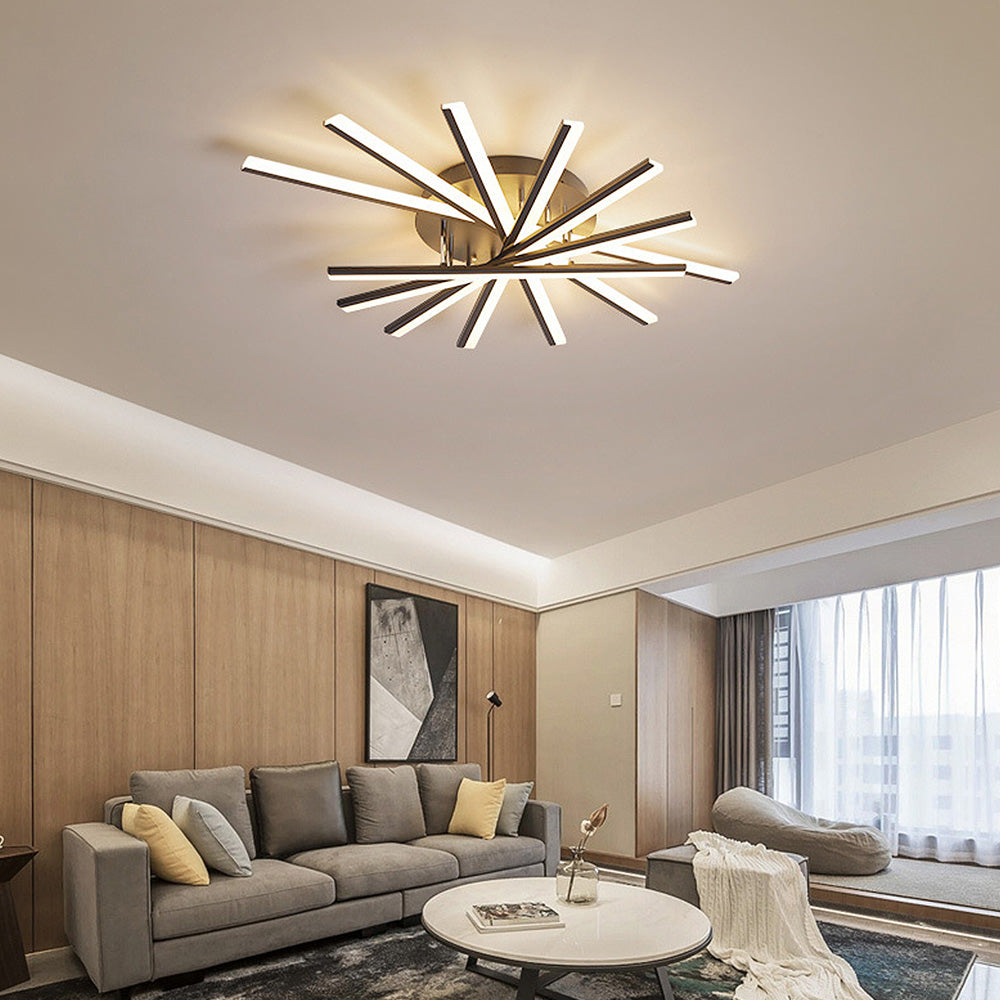 Sleek Nordic-Inspired LED Ceiling Light
