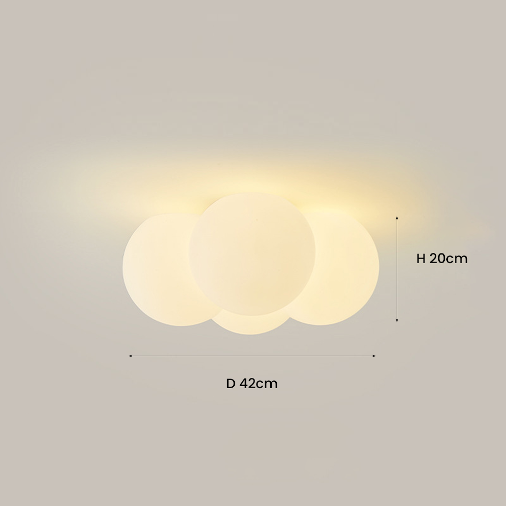 Cozy Cloud-Inspired LED Ceiling Lights