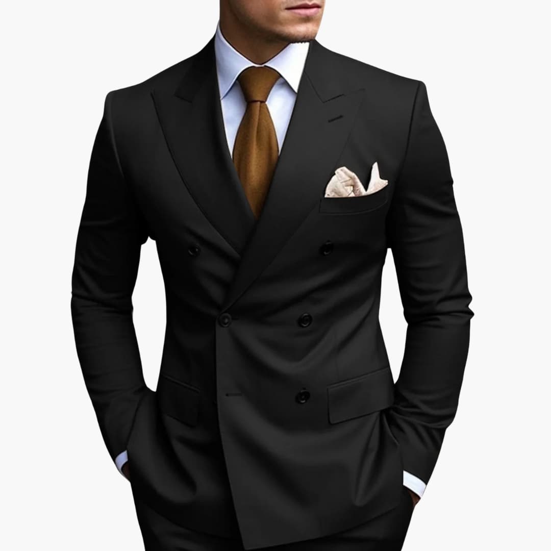 Men's Double Breasted Two Piece Suit | Formal