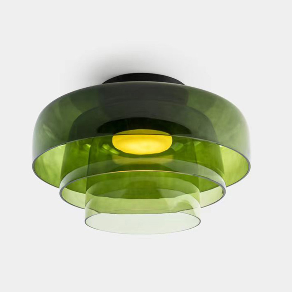 Scandinavian Artisan Glass Ceiling Pendant