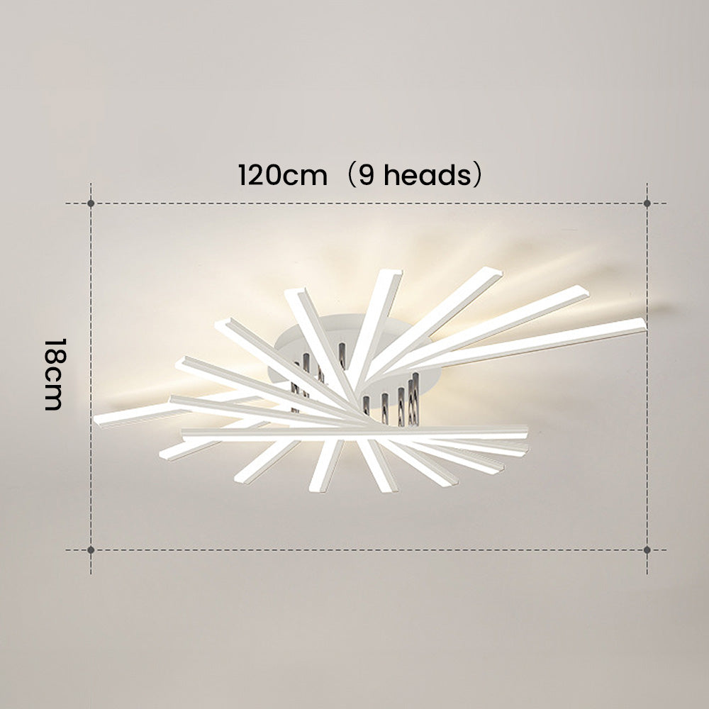 Sleek Nordic-Inspired LED Ceiling Light