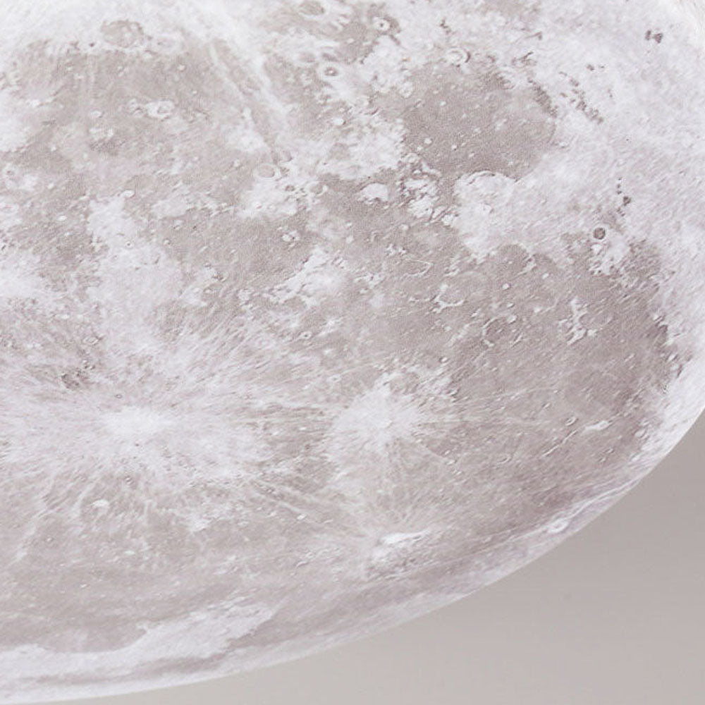Simple Moon Inspired Round LED Ceiling Light