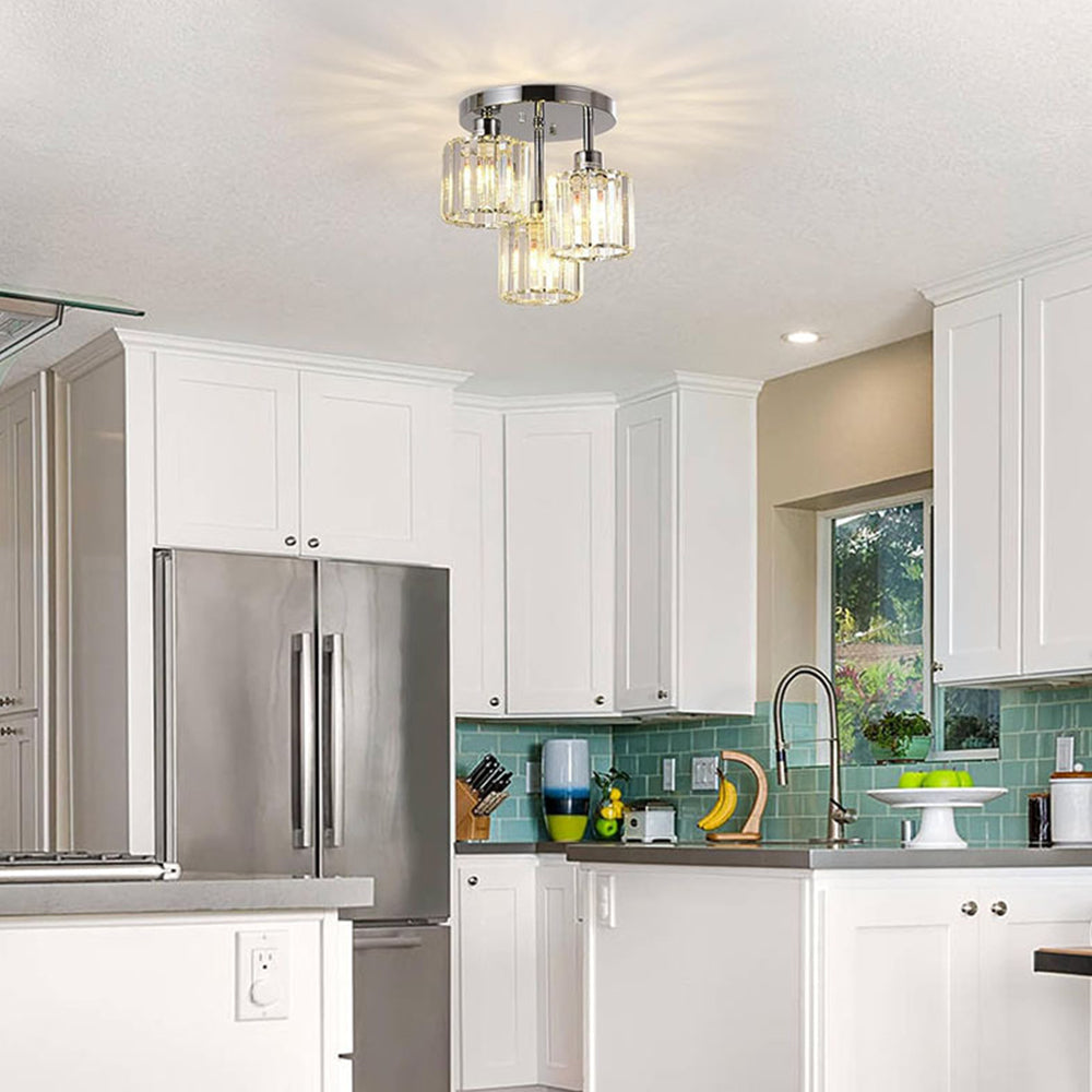Elegant Prism Flush Mount Ceiling Light