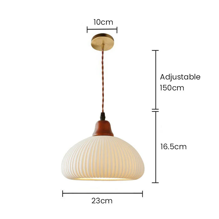 Scandinavian Vintage Ceramic Pendant Lights