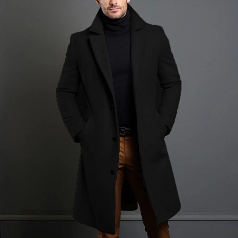 Men's Winter Trench Coat | Warm