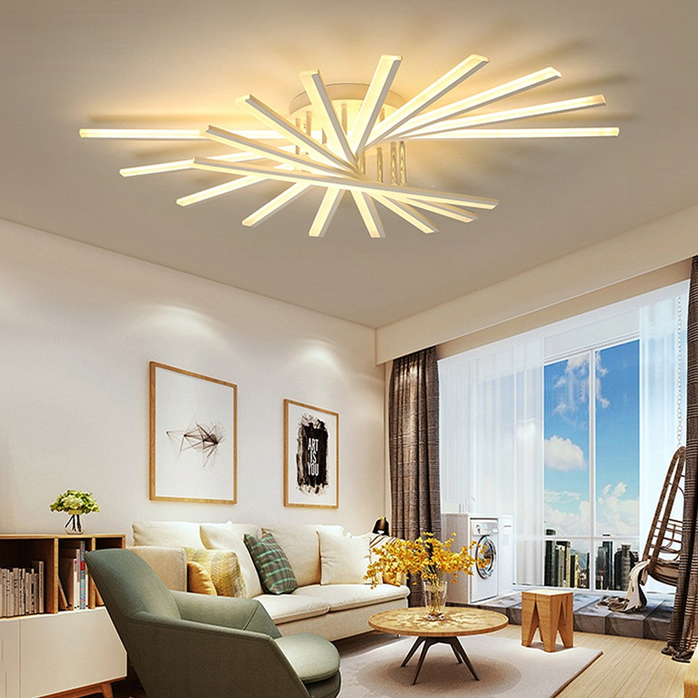 Sleek Nordic-Inspired LED Ceiling Light