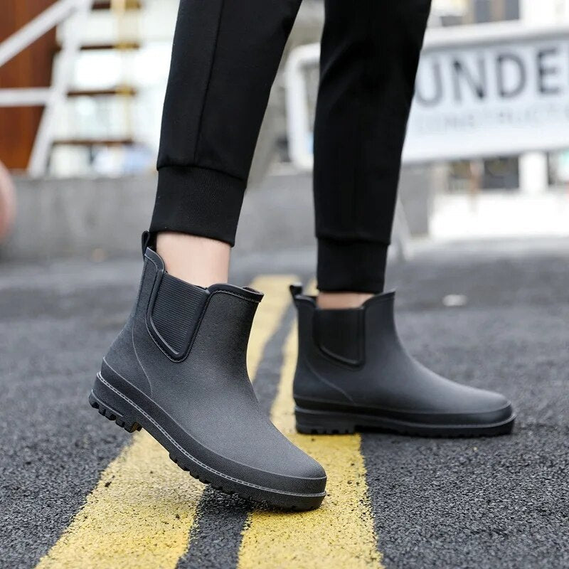 Men's Slip On Chelsea Winter Boots | Stylish