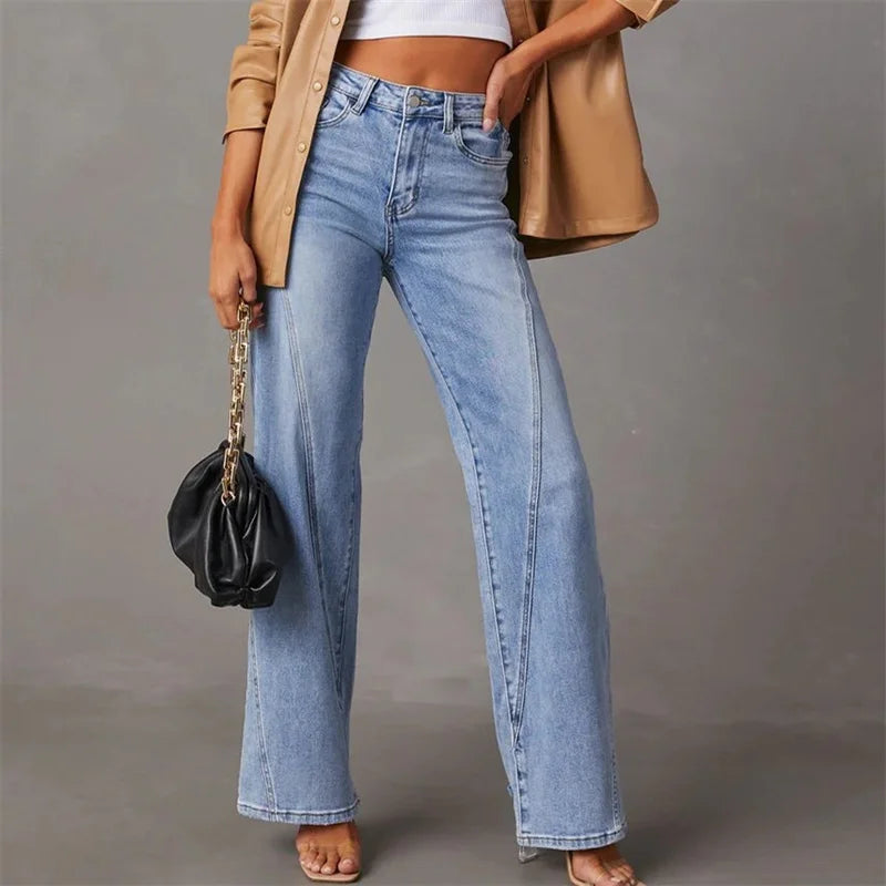 Women's Low Waist Straight Cut Jeans | Classic