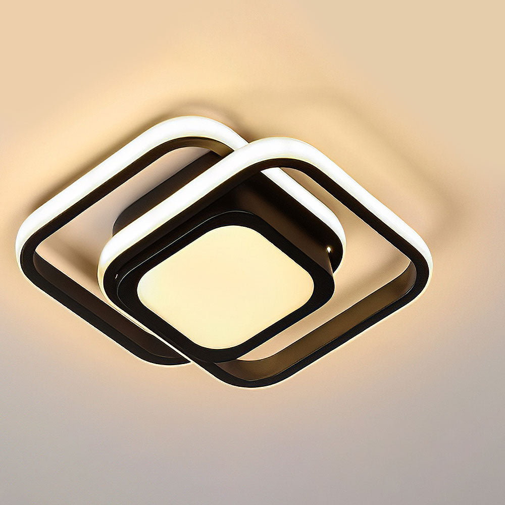 Modern Minimalist Halo Duo Ceiling Light