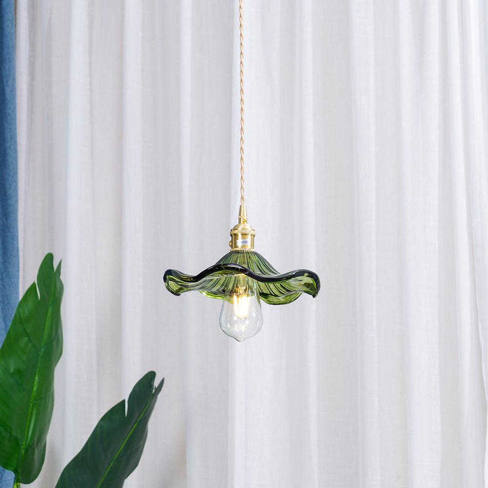 Elegant Hibiscus Flower Pendant Light