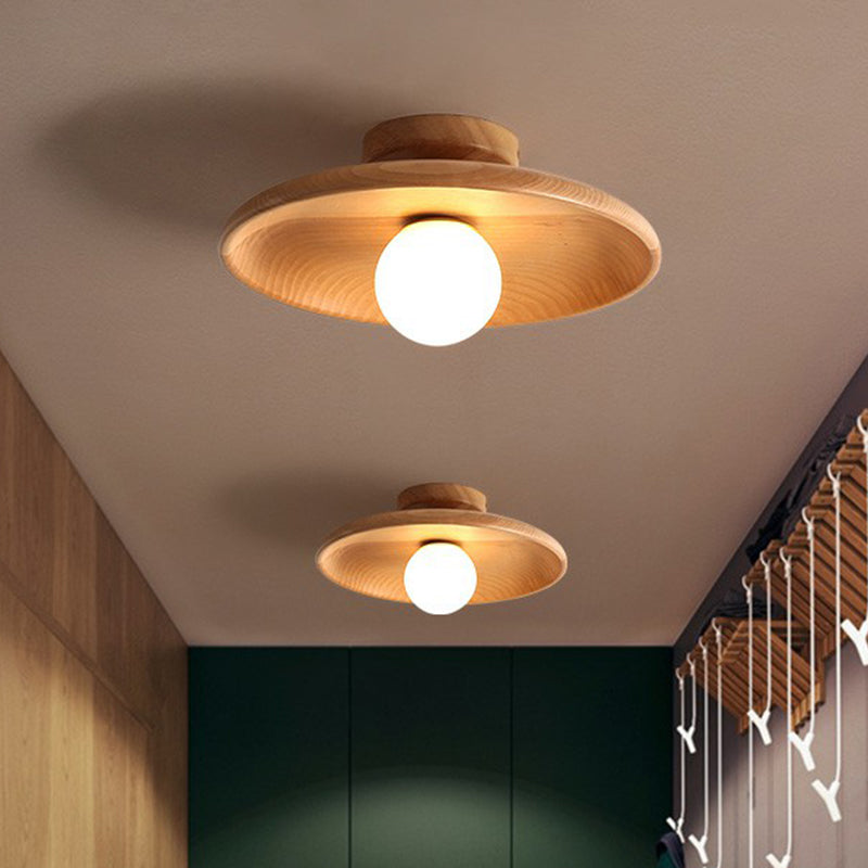 Modern Minimalist Semi Flush Ceiling Light