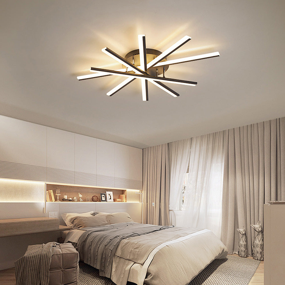 Sleek Nordic-Inspired LED Ceiling Light